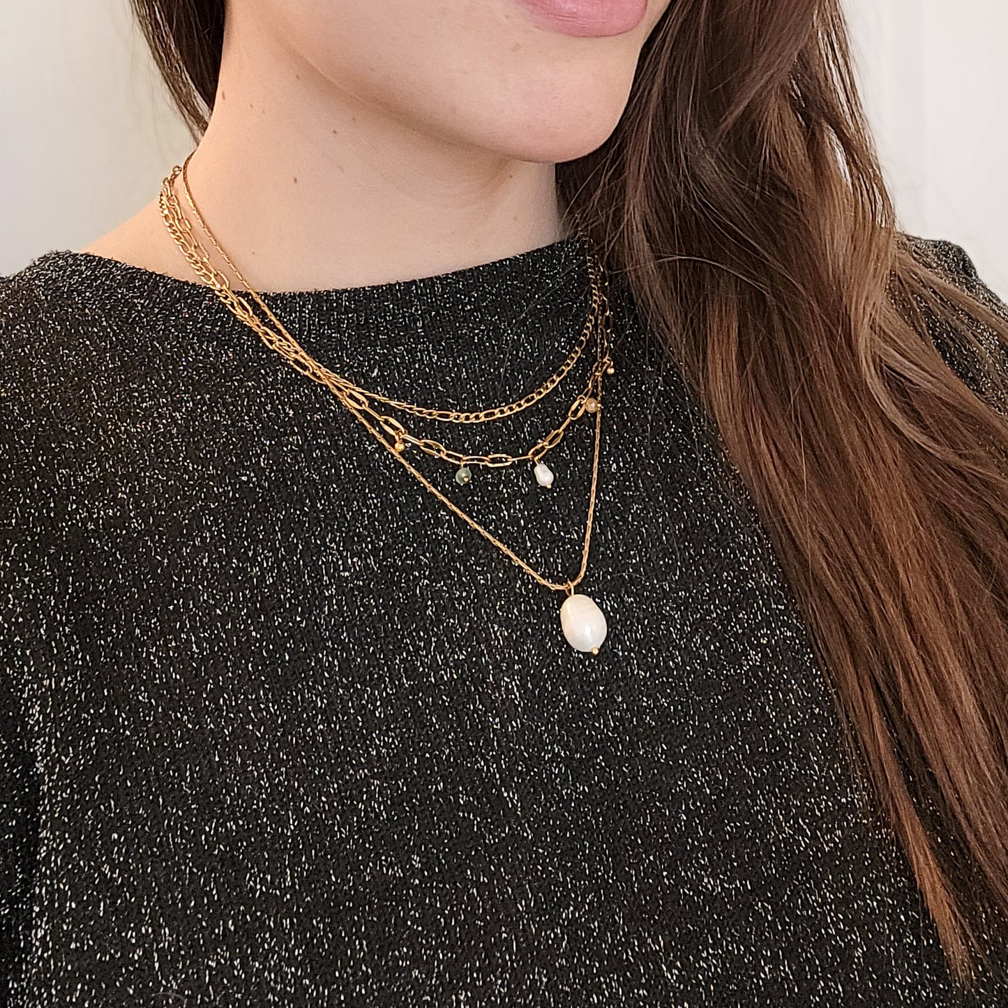 Océane necklace - 18k gold plated