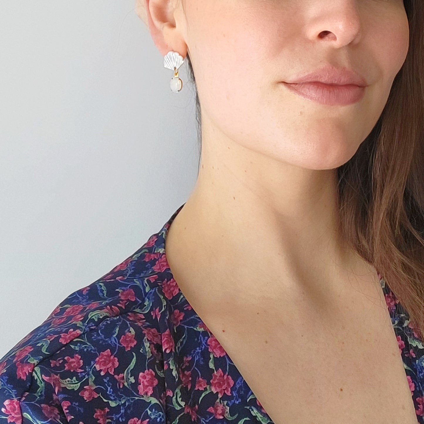 Boucles d'oreilles Cora - Acier inox