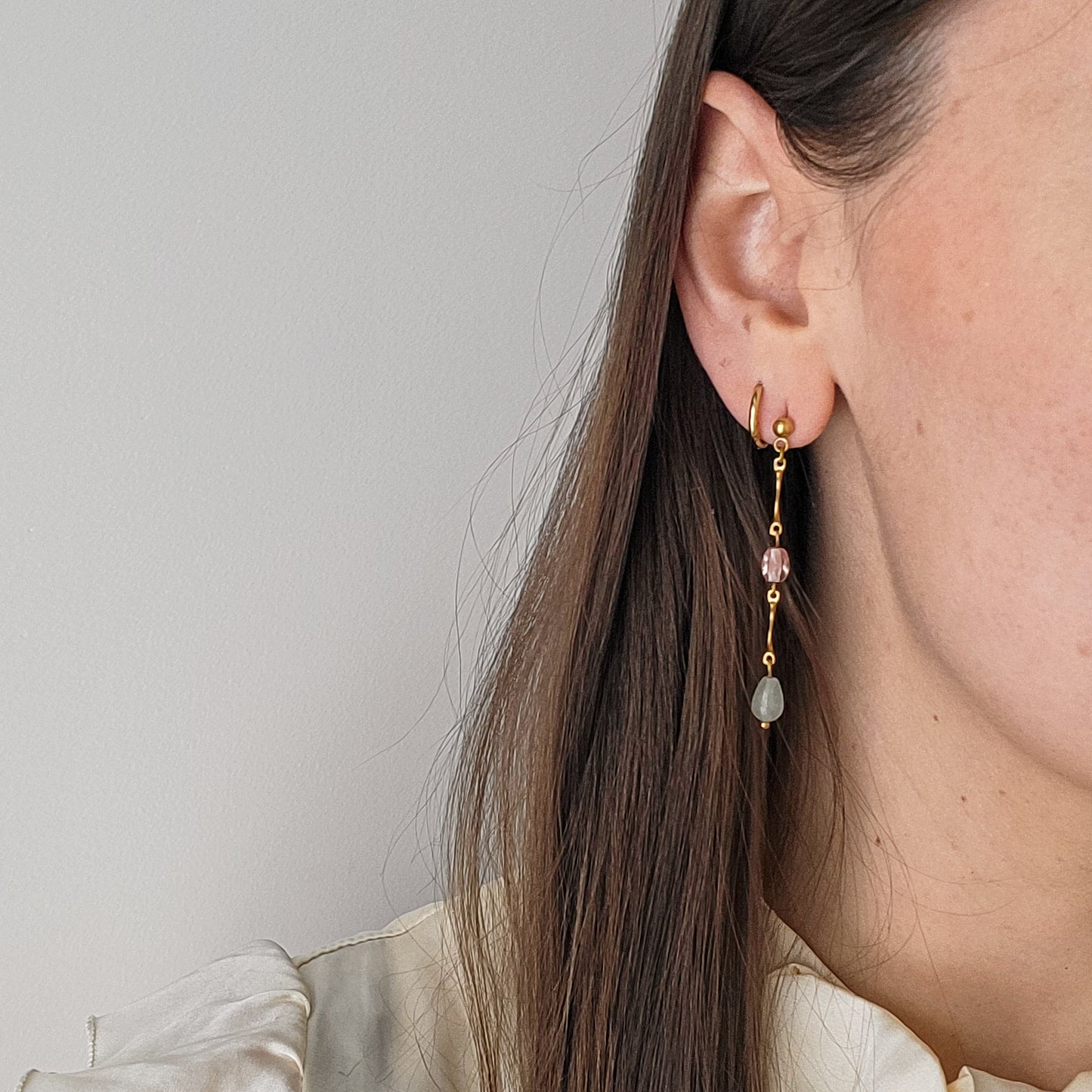 Amelia earrings - 18k gold plated
