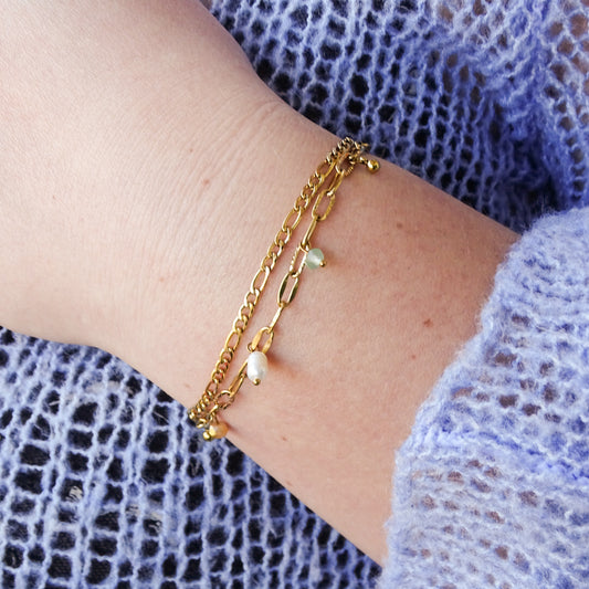 Cleo bracelet - 18k gold plated