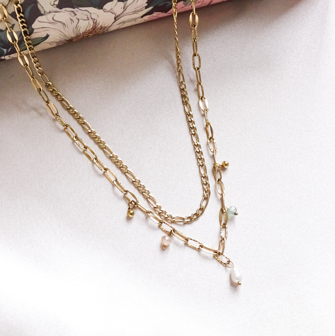 Cleo necklace - 18k gold plated