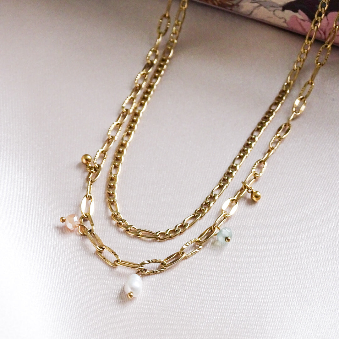 Cleo necklace - 18k gold plated
