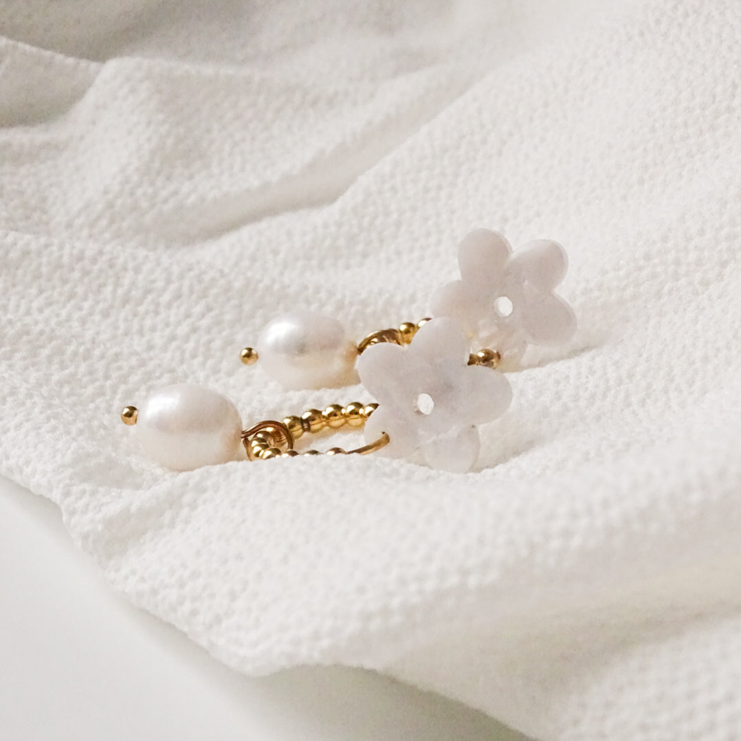 Flora 4 in 1 earrings - 18k Gold plated