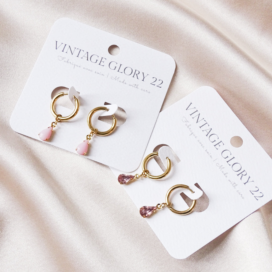 Teardrop vintage charms - 18k gold plated (online exclusive)