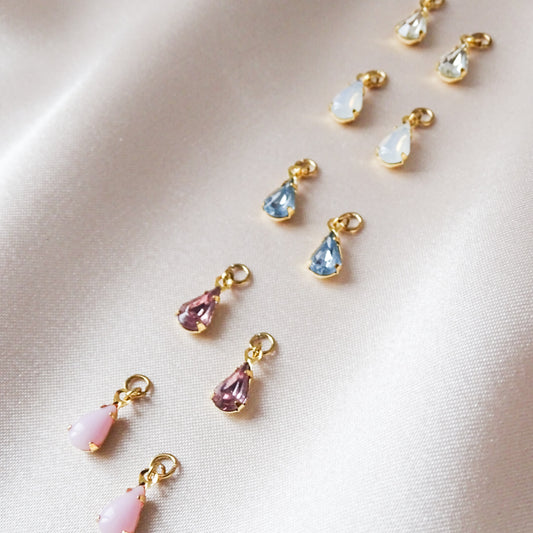Teardrop vintage charms - 18k gold plated (online exclusive)