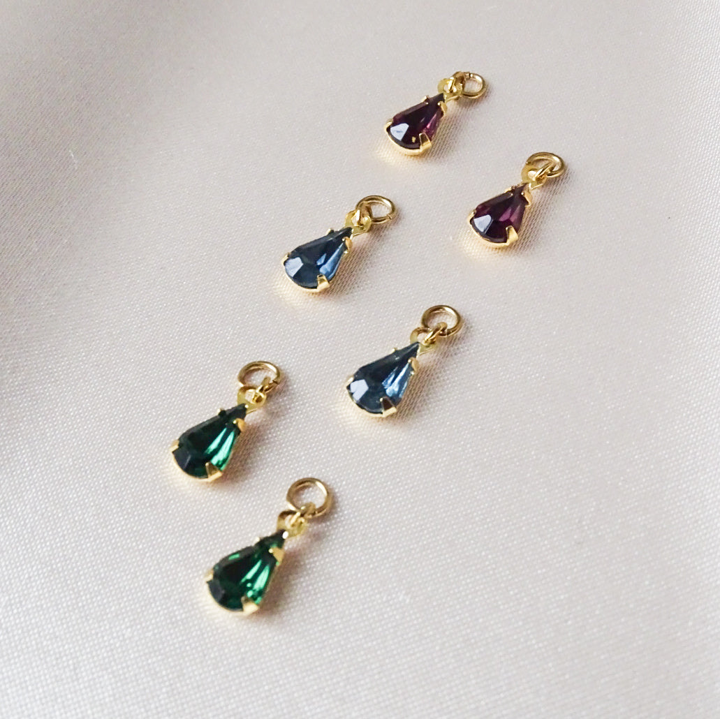 Teardrop vintage charms - 18k gold plated (online exclusive)