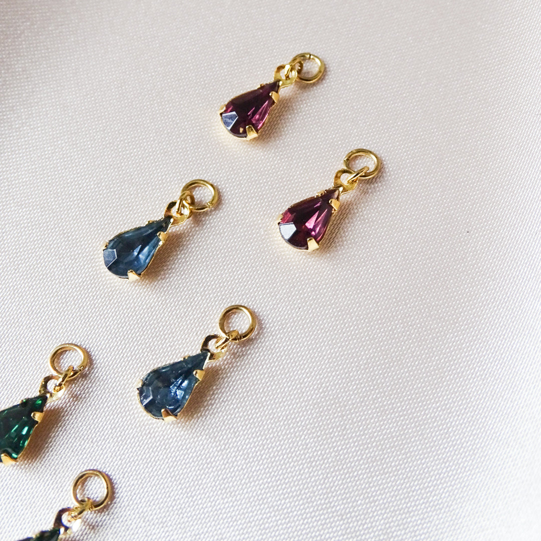 Teardrop vintage charms - 18k gold plated (online exclusive)