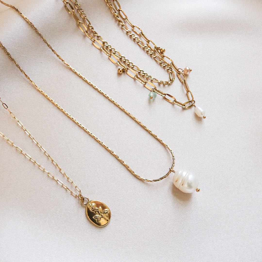 Océane necklace - 18k gold plated