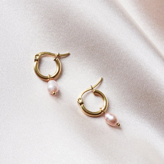 Boucles d'oreilles anneaux Sofia - plaqué or 18 carats (Édition limitée)