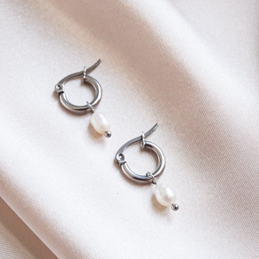 Sofia hoop earrings - Stainless steel
