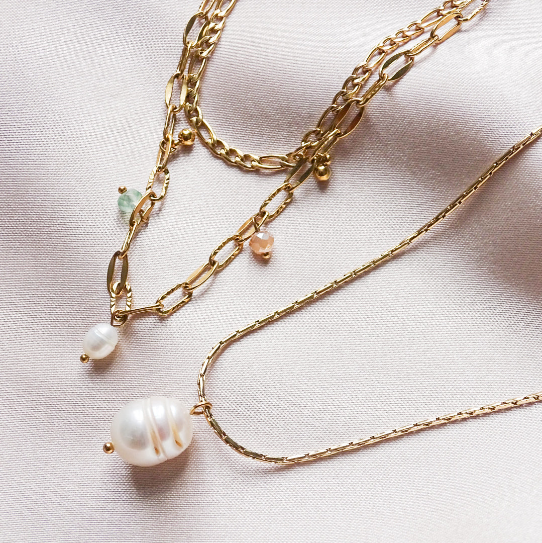 Cleo & Oceane gift set duo - 18k gold plated
