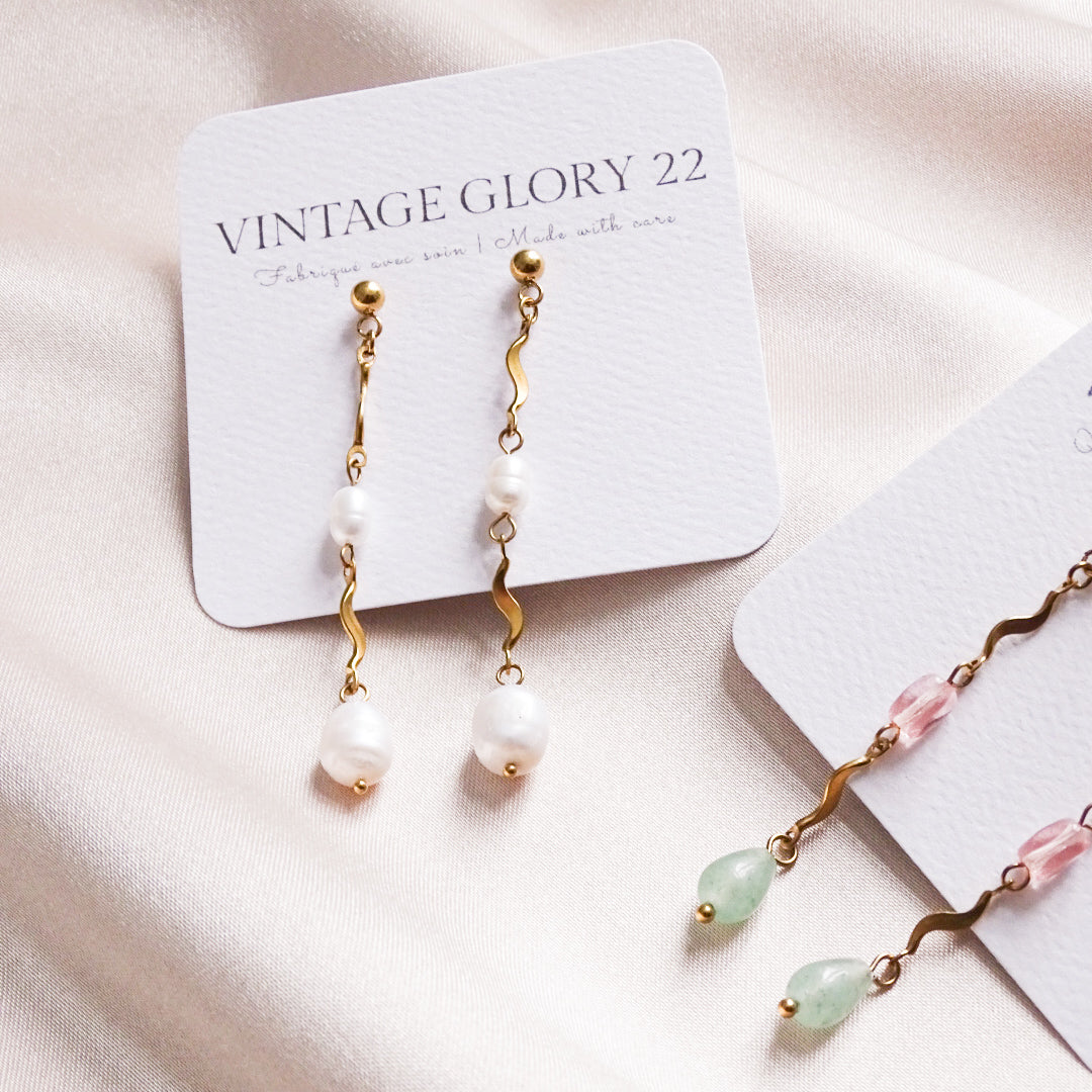 Amelia earrings - 18k gold plated