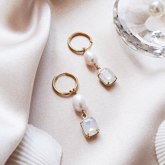 Boucles d'oreilles Esme - plaqué or 18 carats