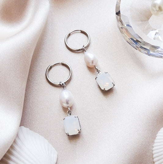 Boucles d'oreilles Esme - Acier inox