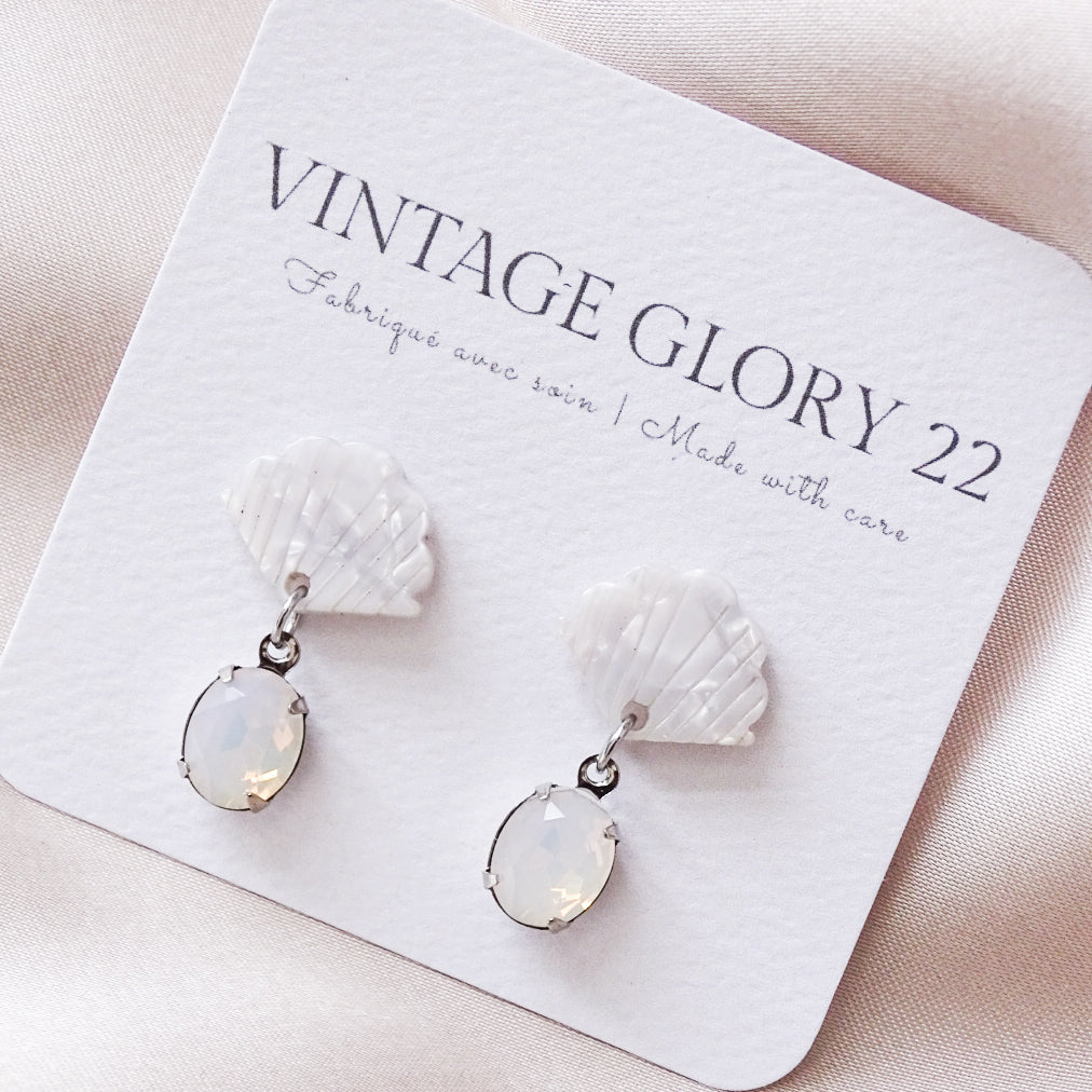 Boucles d'oreilles Cora - Acier inox