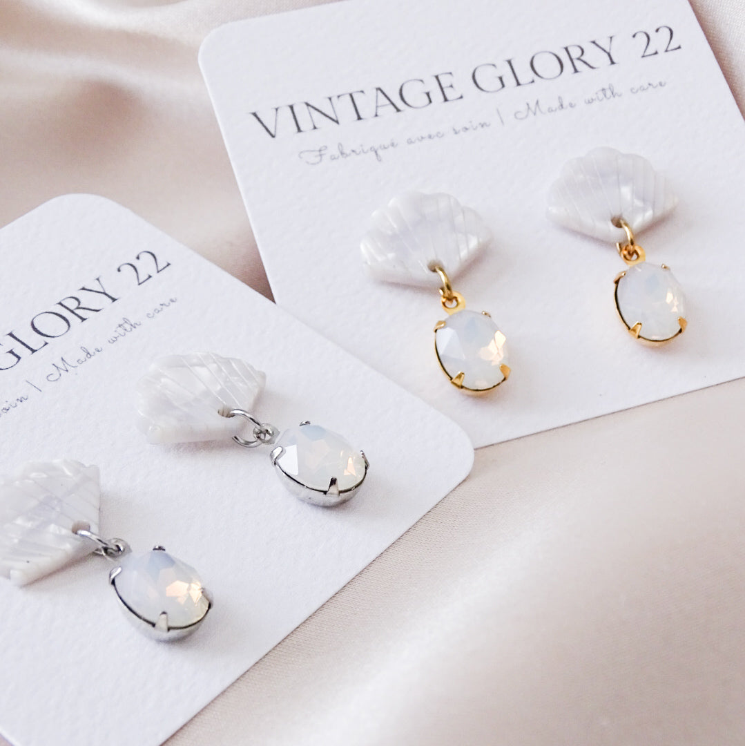 Boucles d'oreilles Cora - Acier inox