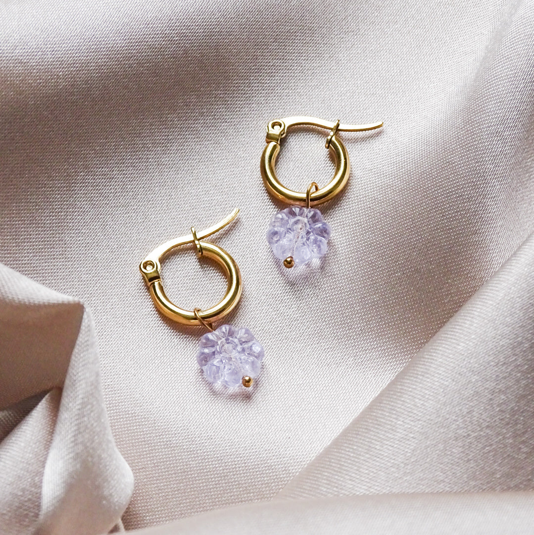 Boucles d'oreilles Lydia - Plaqué or 18 carats