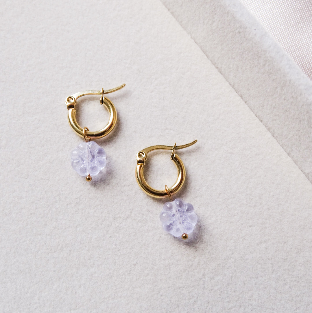 Boucles d'oreilles Lydia - Plaqué or 18 carats