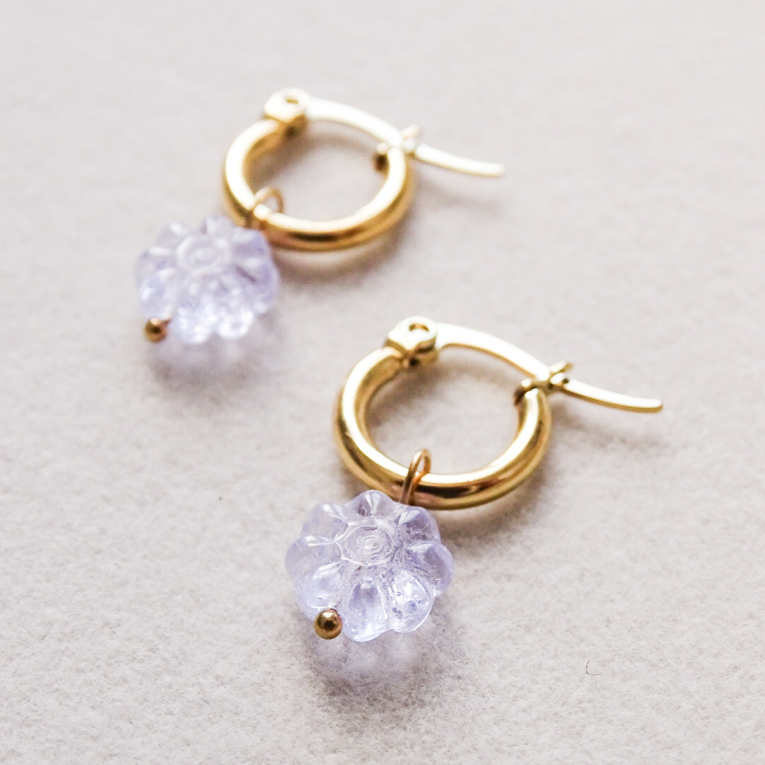 Boucles d'oreilles Lydia - Plaqué or 18 carats