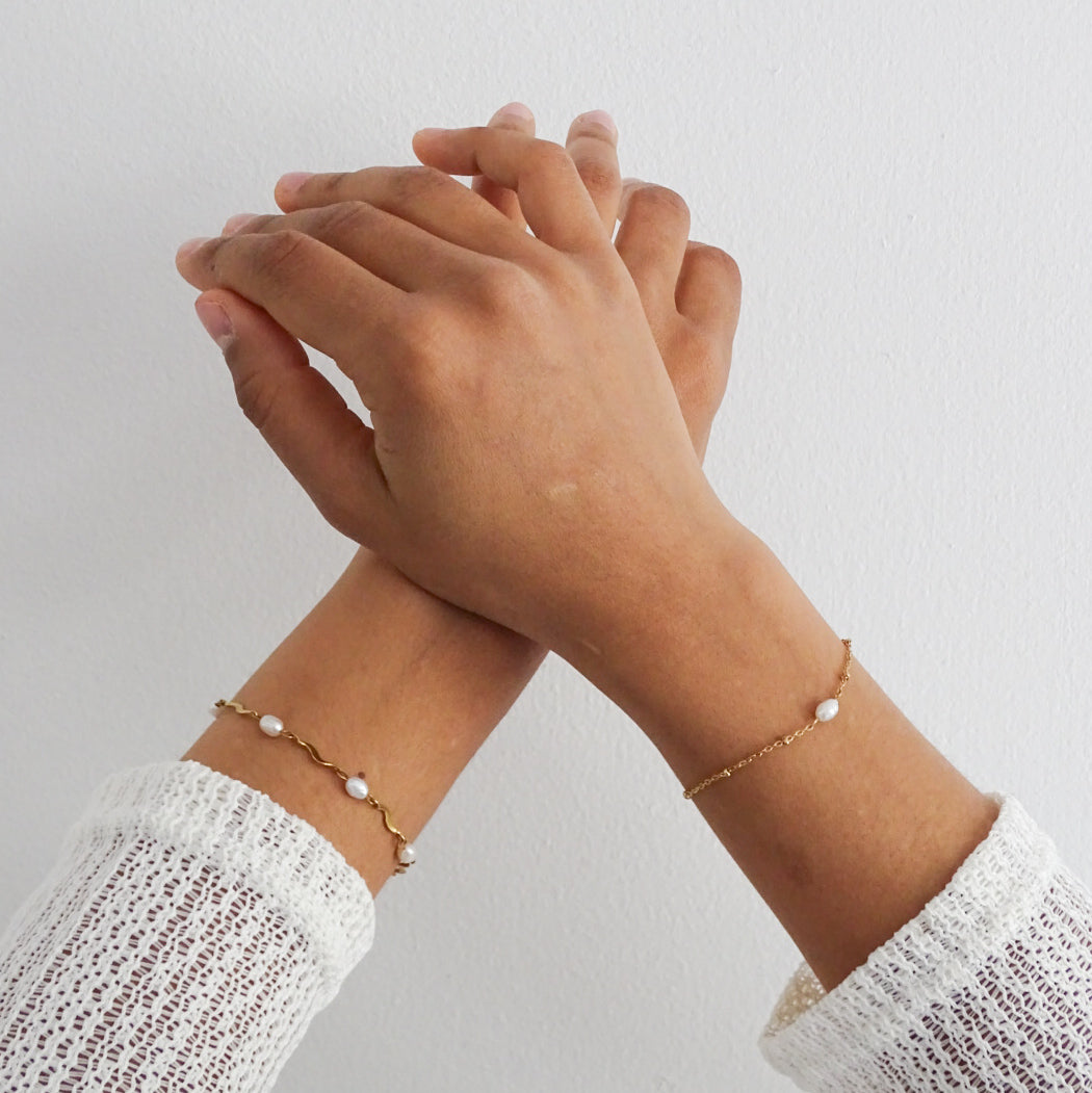 Mini Sofia bracelet - White