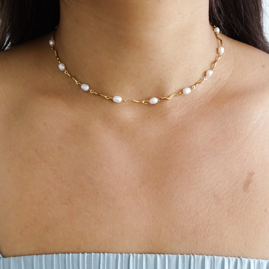 Amelia necklace - 18k gold plated (online exclusive)