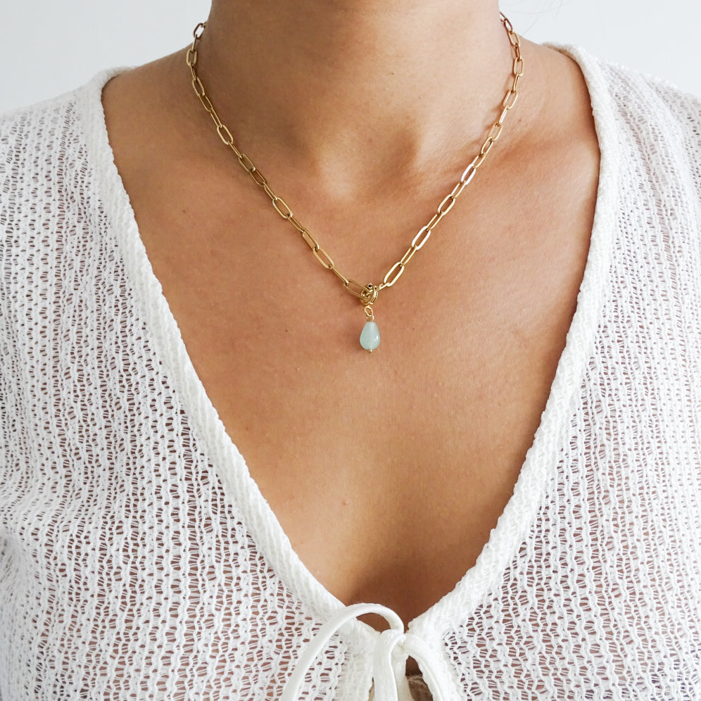2 in 1 Anabelle necklace - 18k gold plated