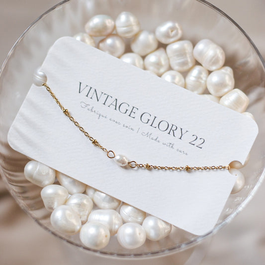 Mini Sofia bracelet - White