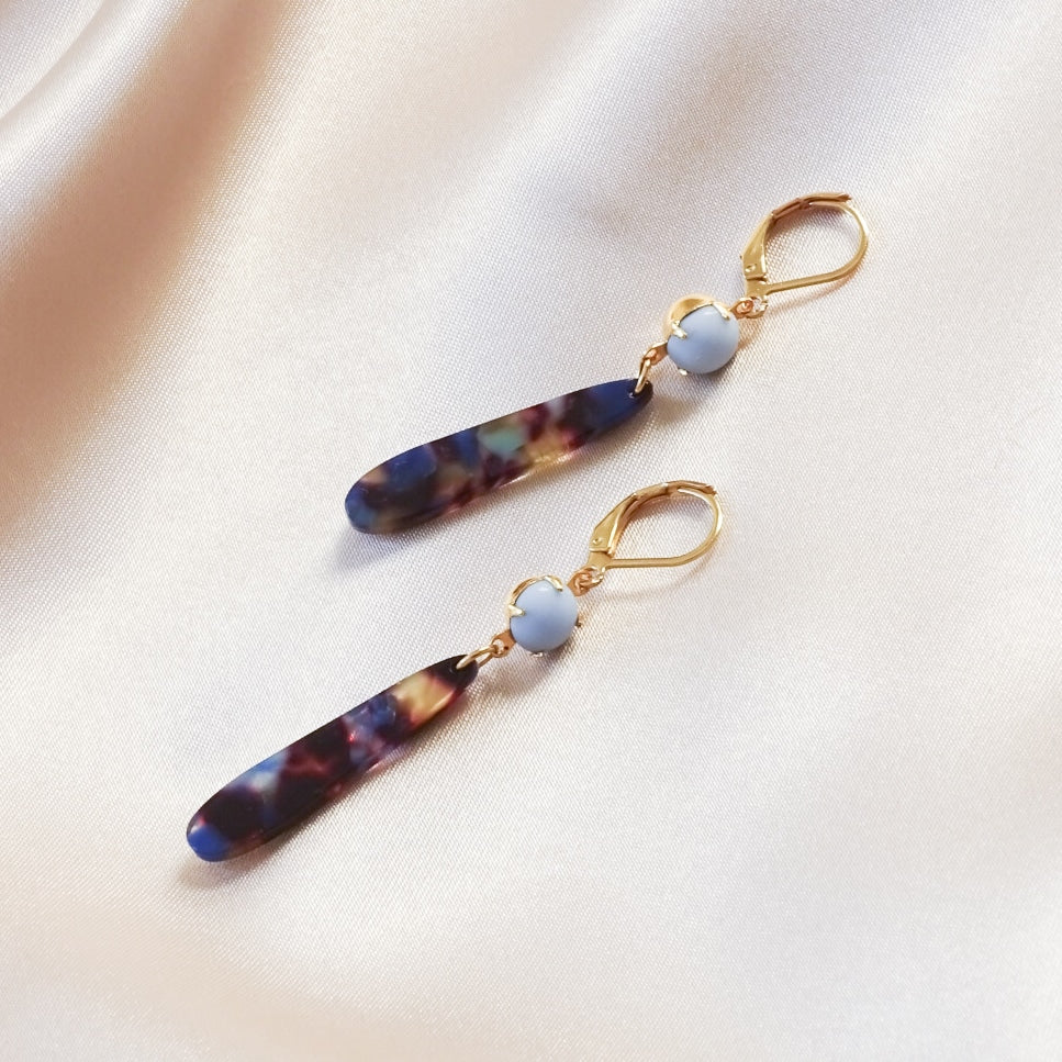*NEW* Valerie earrings - Royal blue