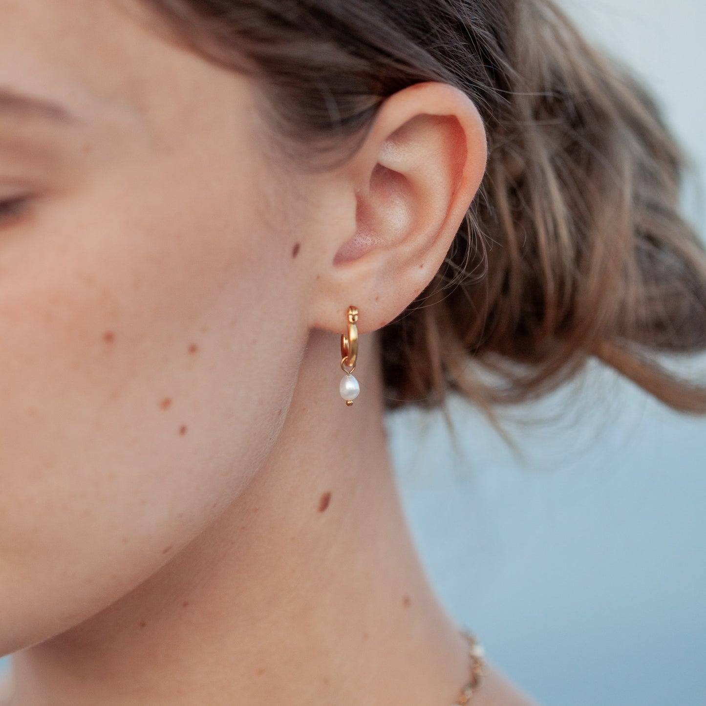 Boucles d'oreilles Sofia - plaqué or 18 carats