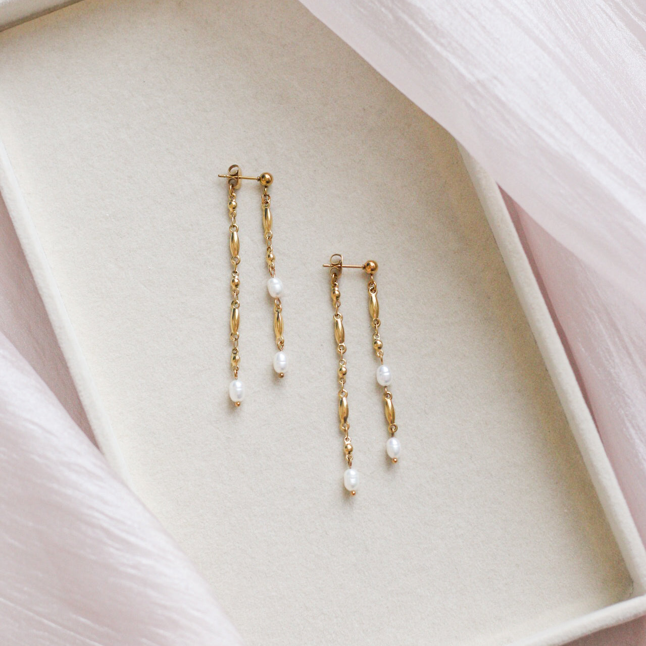 Layered Gold Earrings - Gold Statement Earrings