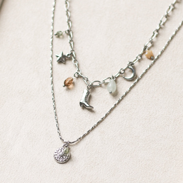 Jolene charm necklace - Stainless steel
