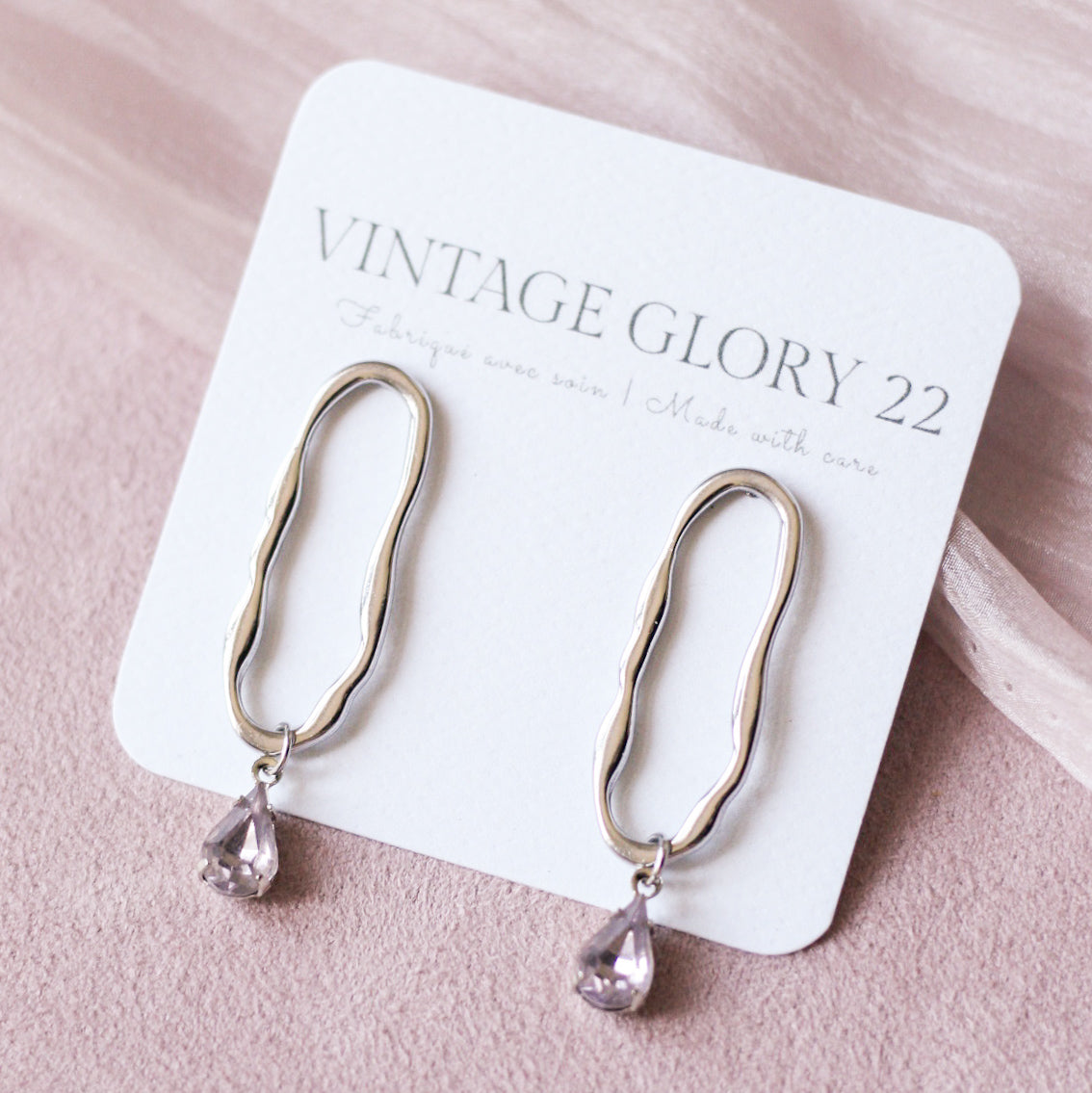 Boucles d’oreilles Élodie - Acier inoxydable