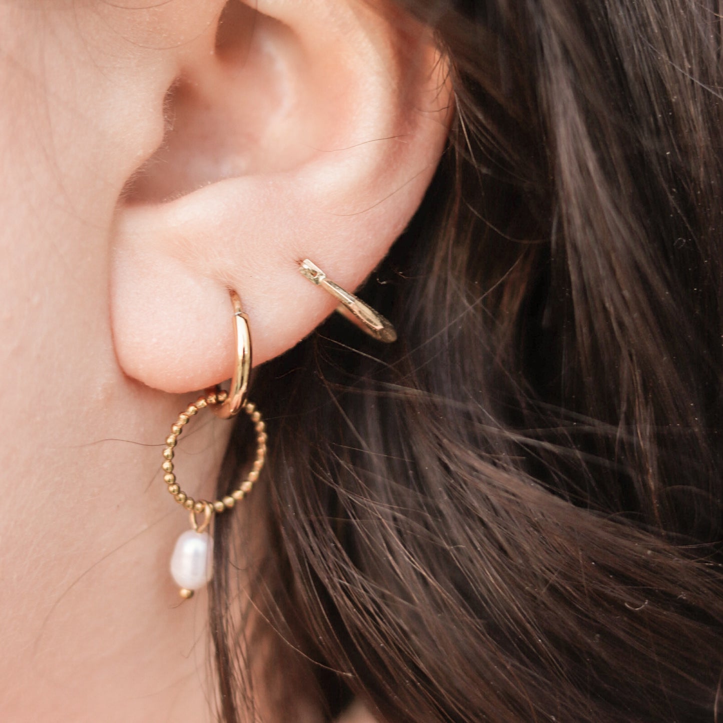 Boucles d'oreilles Laura - Acier inox