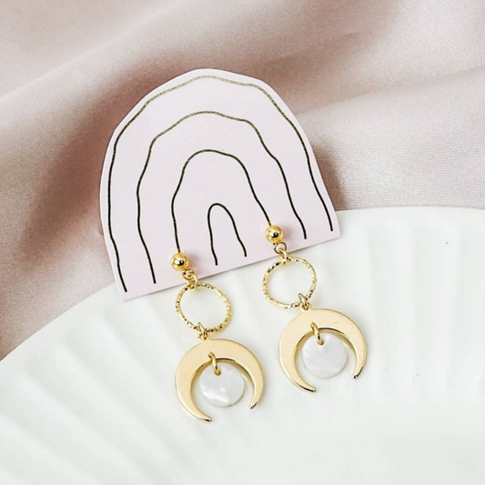 Luna earrings - 18k gold plated