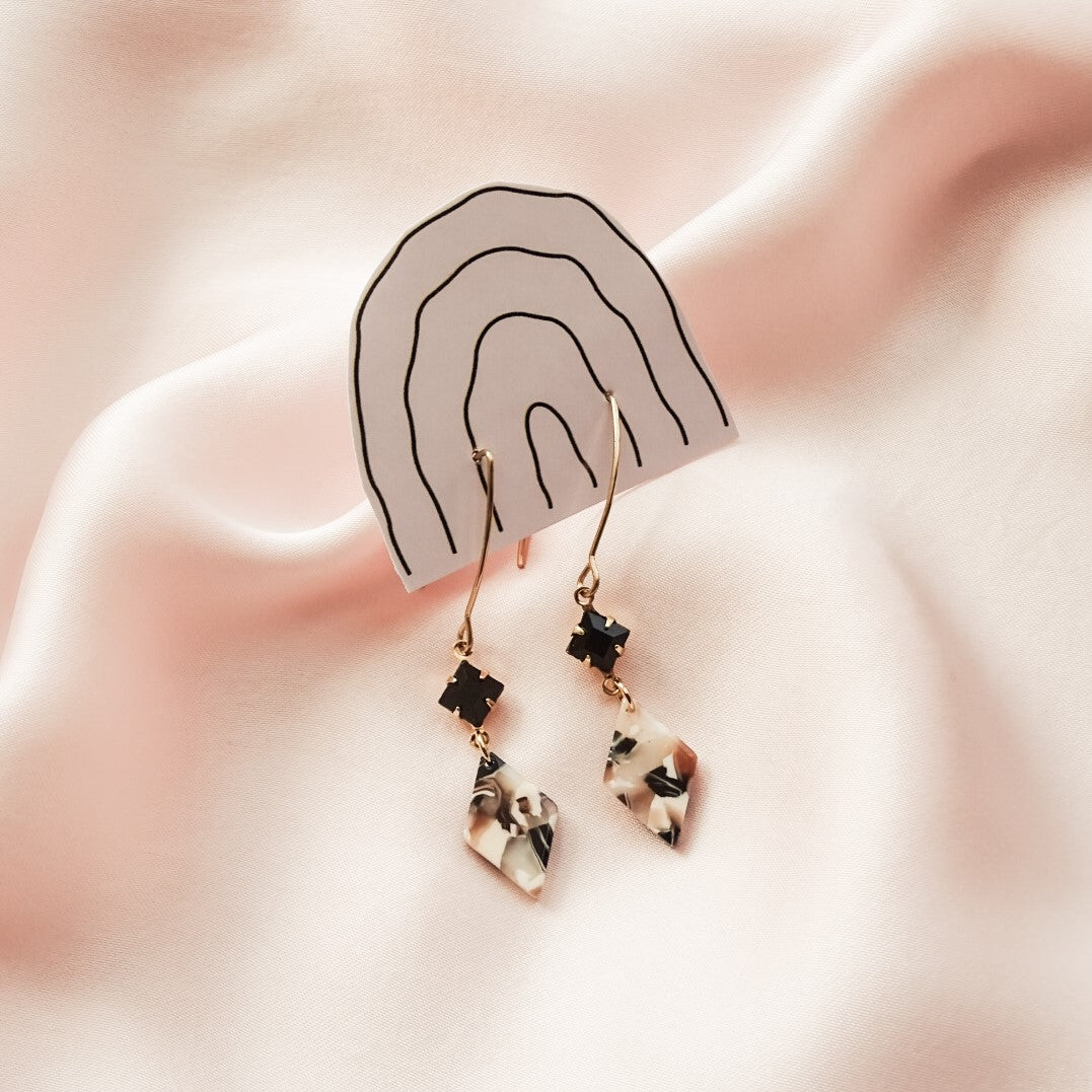Adele earrings - Mocha (CLEARANCE)