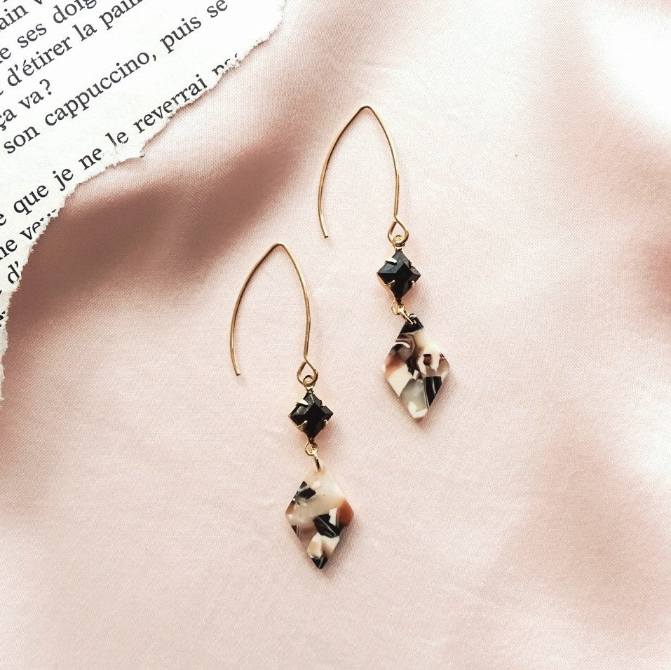 Adele earrings - Mocha (CLEARANCE)