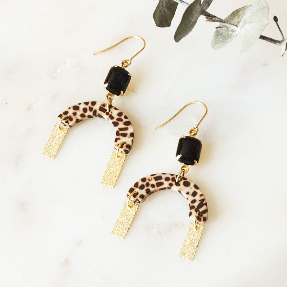 Boucles d'oreilles Clara - Cheetah