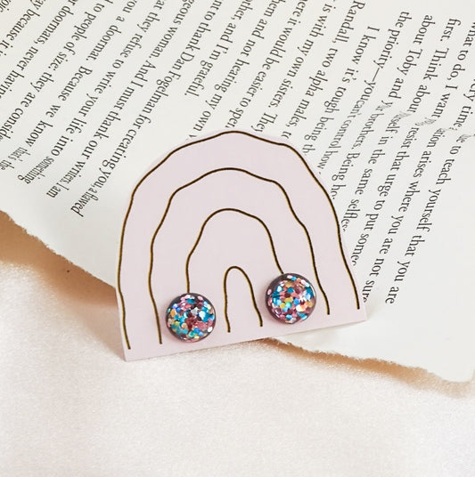 Ember studs - Confettis (CLEARANCE)