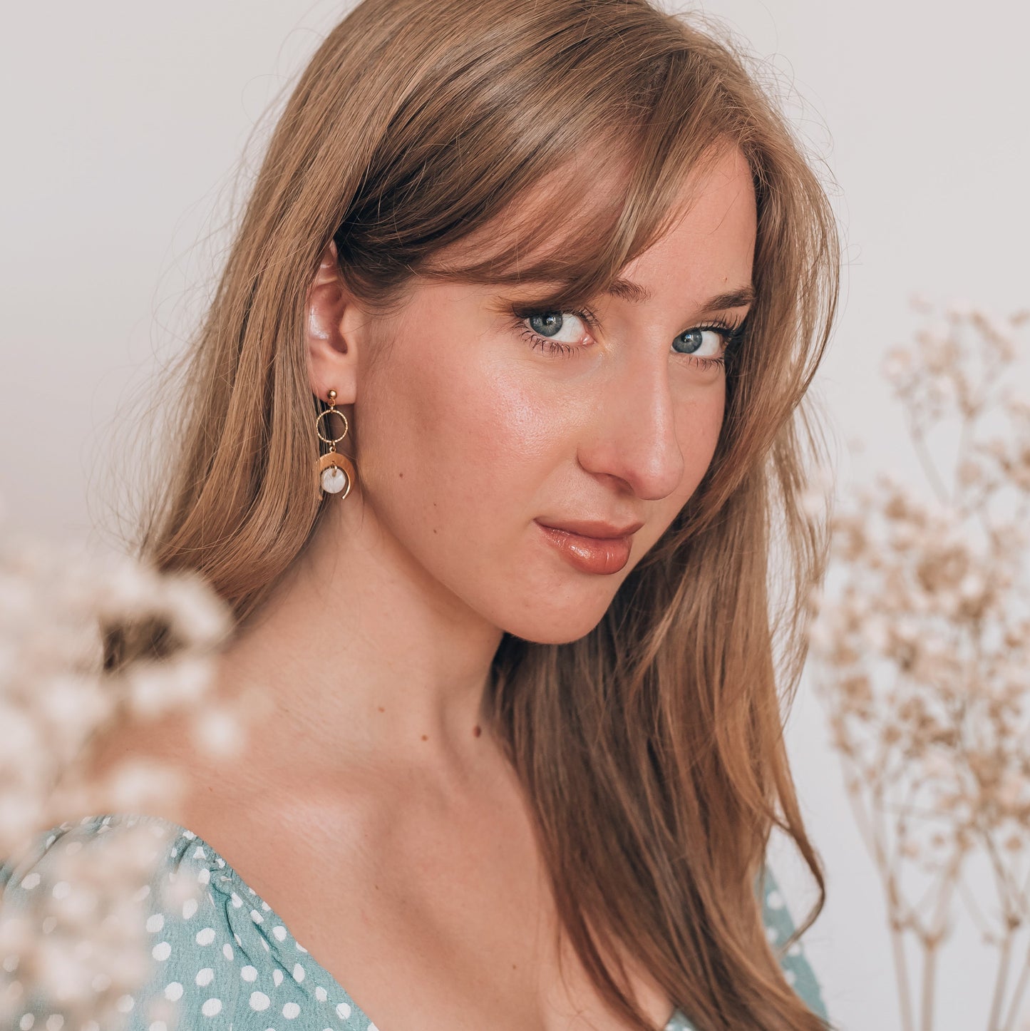 Luna earrings - 18k gold plated