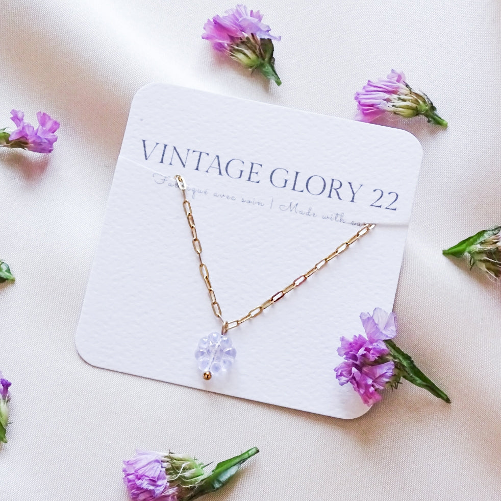 *Nouveauté* collier Lydia - Plaqué or 18 carats