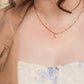 *New* Sofia mini necklace - White
