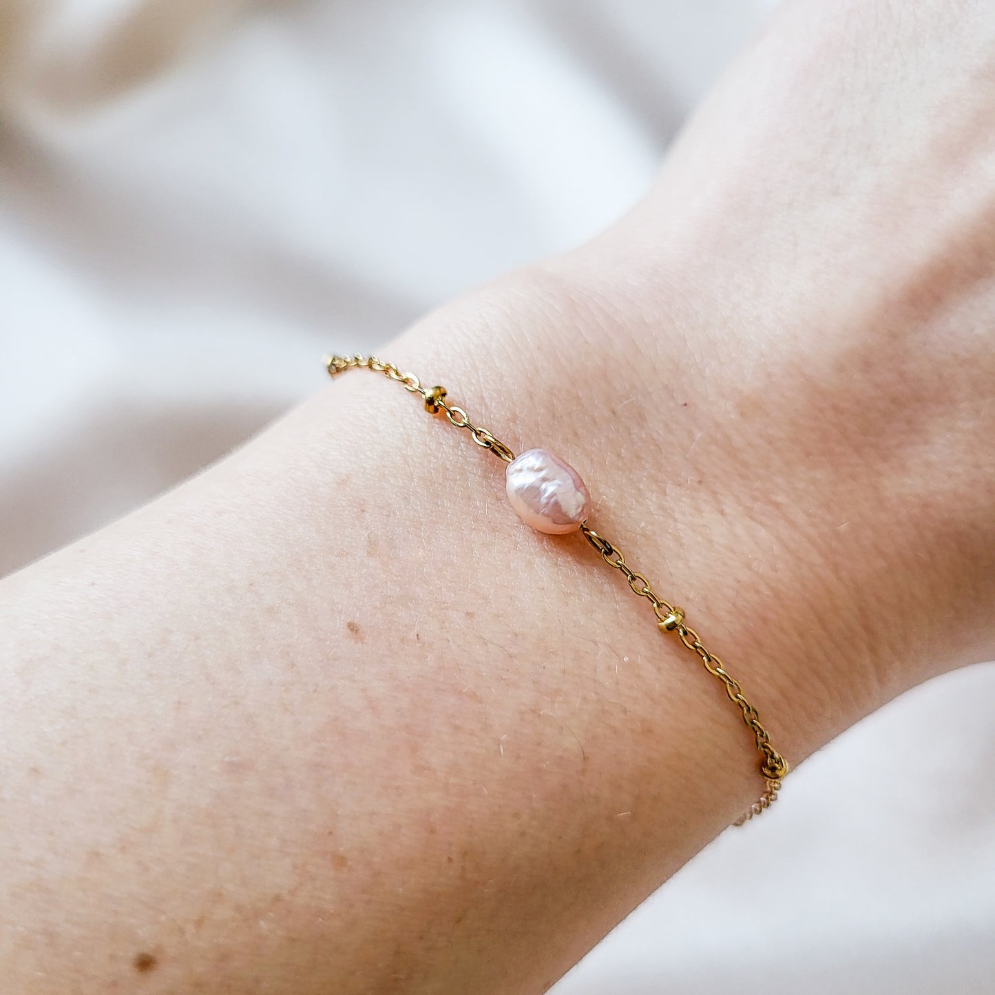 *Nouveauté* mini bracelet Sofia - Plaqué or 18k (édition limitée)