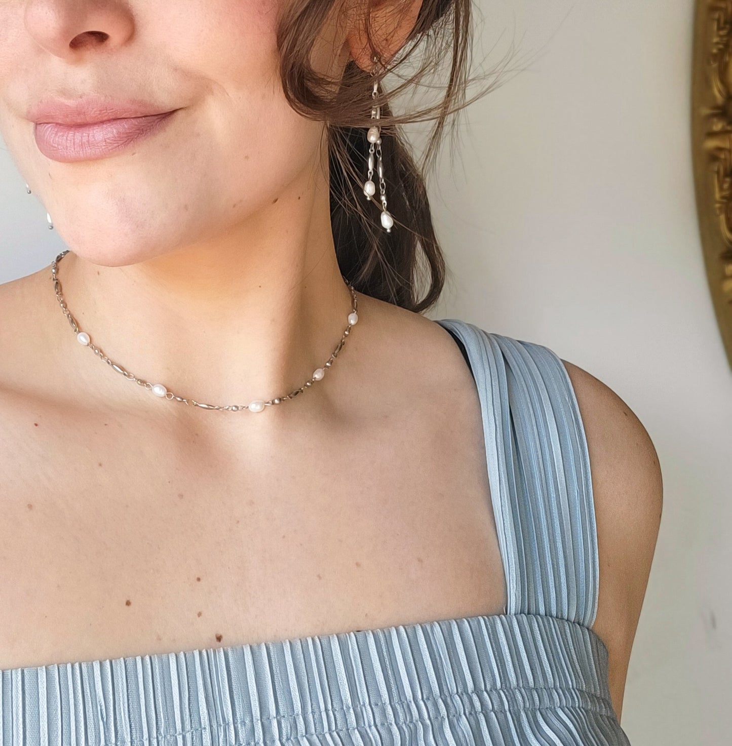 *New* Fiona double layered earrings - Stainless steel