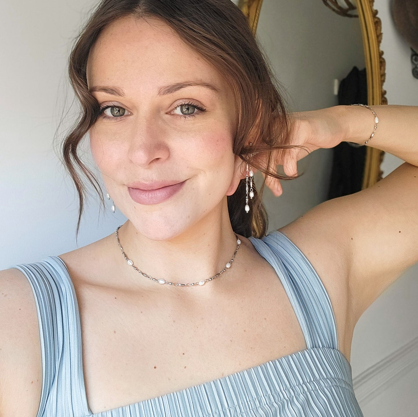 *New* Fiona double layered earrings - Stainless steel