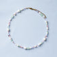 Penelope pearls & glass beaded necklace