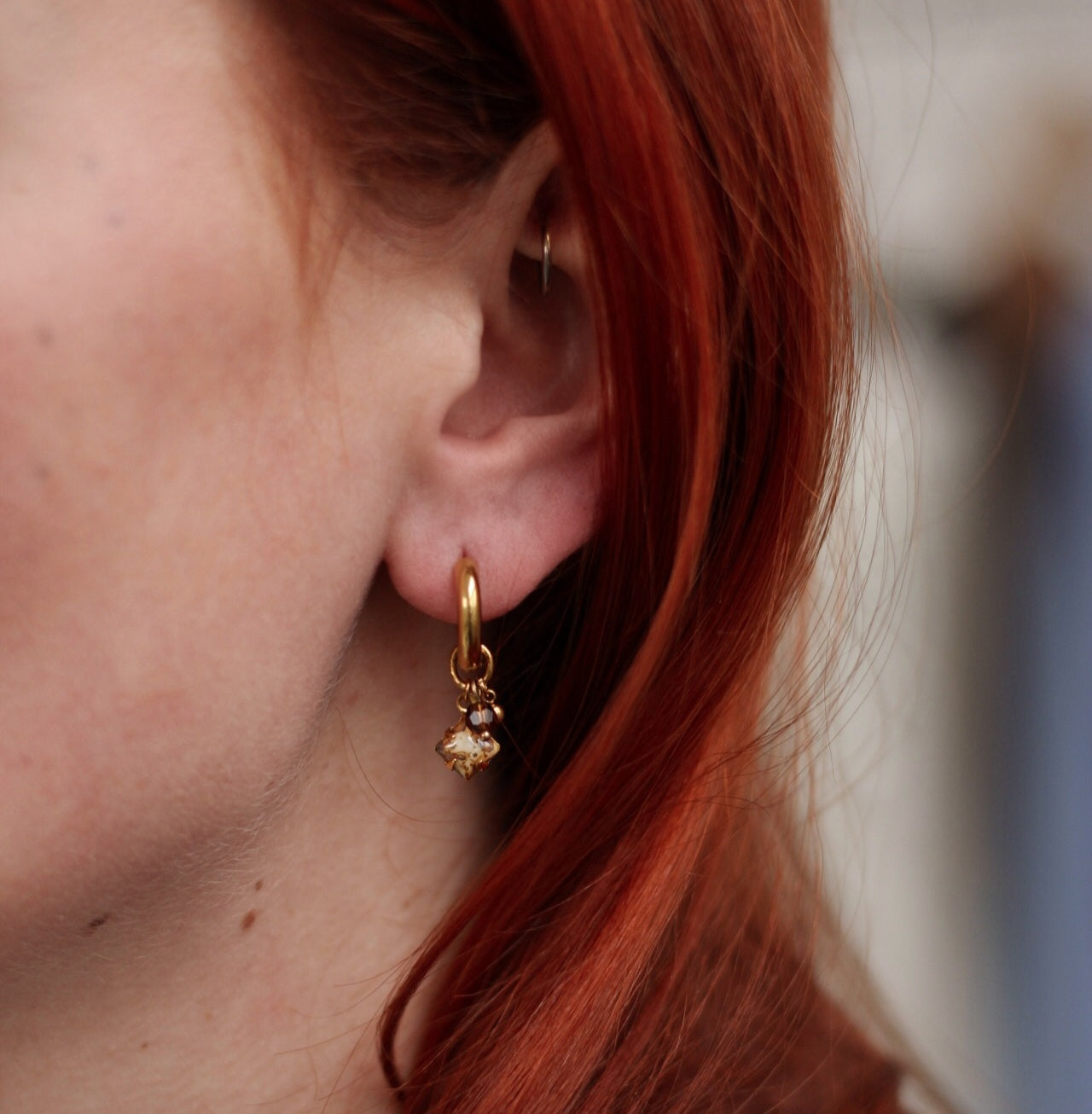 Chloe chunky hoops - 18k gold plated