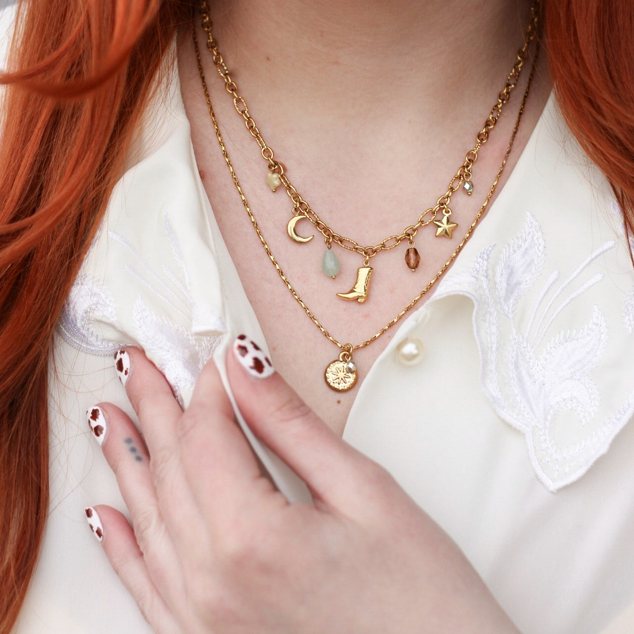 Jolene & Nova set - 18k gold plated