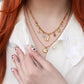 Jolene charm necklace - 18k gold plated