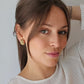 *Trésor vintage* Boucles d'oreilles clip-on géométriques plaquées or designer torontois D'Orlan 1980 - TEL QUEL