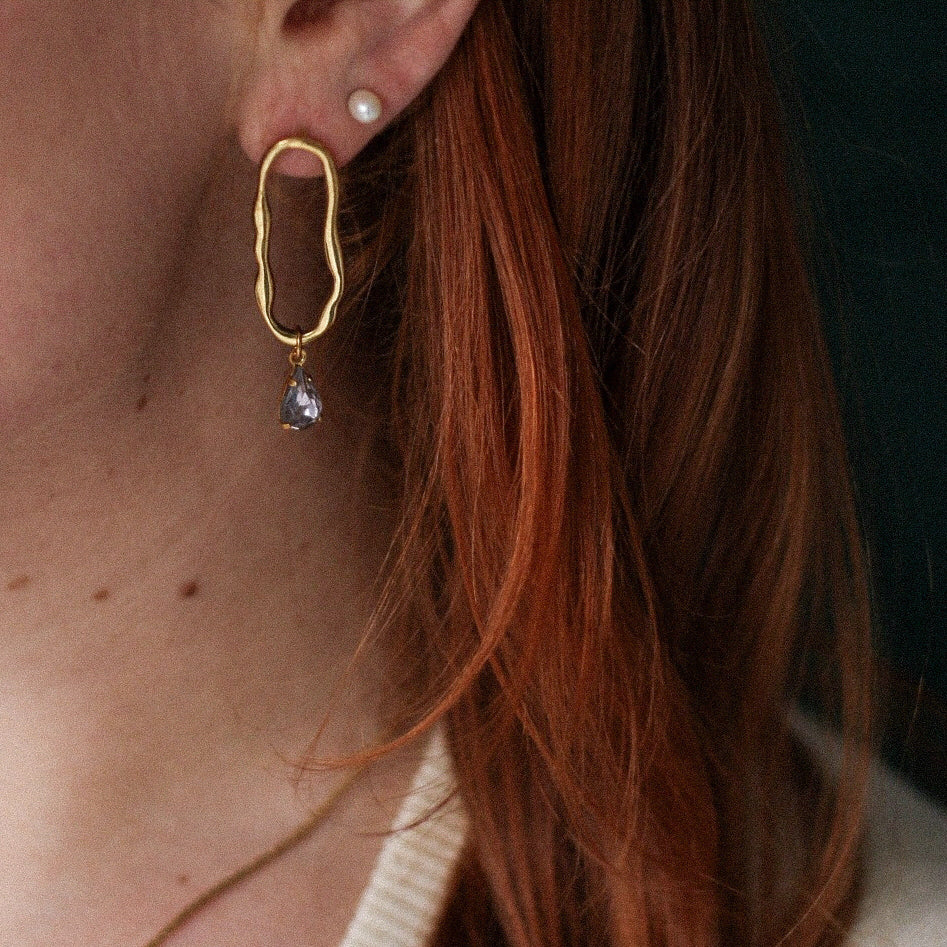 Elodie earrings - 18k gold plated